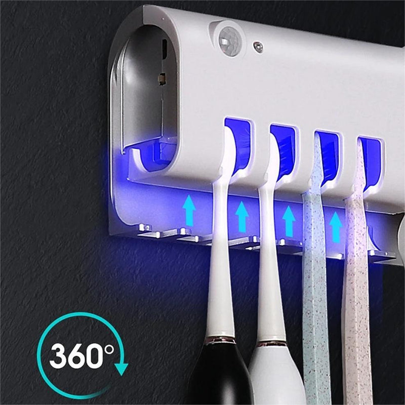 Dispenser OralClean Pro | Higiene 3 em 1 com Proteção UV